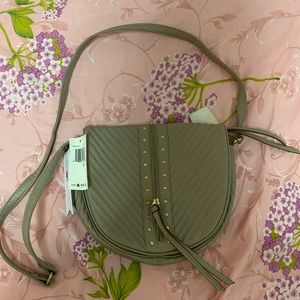 NEW WITH TAG R+Em Taupe Crossbody Bag